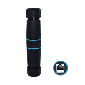 Conector Rj45 Cat6 IP68 impermeable 8p8c conectores de <span class=keywords><strong>Cable</strong></span> Lan al aire libre Rj45 Ethernet impermeable en línea conector - Product Image 6