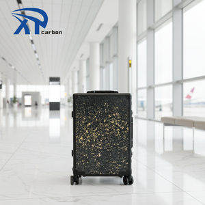 <strong>Ultra</strong> <strong>Light</strong> 24'' Gold Forged Carbon Fiber <strong>Suitcase</strong> Carbon Fiber Pattern <strong>Suitcase</strong> - Product Image 1