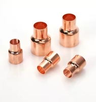 Todos los tipos de accesorios de cobre de buena calidad Acoplamiento reductor Presión deslizante Fontanería Conexión de soldadura de sudor Tubo de tubo de cobre