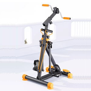 Xách tay tập thể dục đạp xe đạp dưới bàn mini xe đạp bước gấp mini chân đạp Exerciser cho người già hoặc người tàn tật - Product Image 2