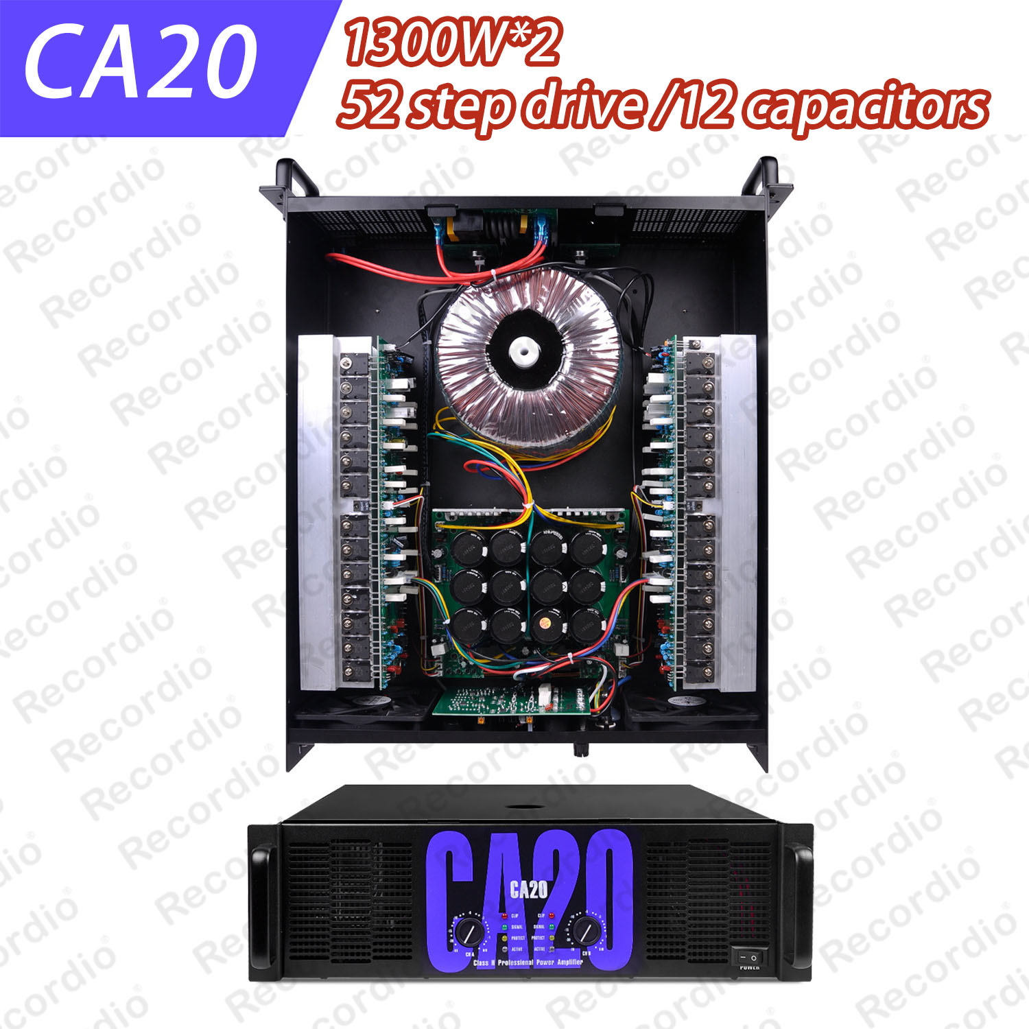 CAシリーズCA20プロフェッショナルパワーアンプパフォーマンス