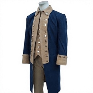 Manteau long imperméable en laine pour homme, double boutonnage, col rabattu, logo personnalisé brodé, manteau d'hiver, service OEM - Product Image 1