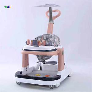 Marche-bébé électrique multifonctionnel, chariot d'activités pour tout-petits en plastique, jouet pour enfants, chariot à pousser pour bébé - Product Image 4