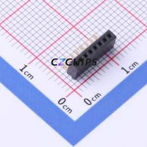 X1311FR-08-C43D24 Pin Socket Bent Lead Through Hole,P=1.27mm Connector 1x8P 1.27mm Square Hole Right Angle Insert - Product Image 1