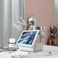 Nouveau Dispositif Multifonctionnel 5-en-1 pour Soins du Cuir Chevelu 2025 – Traitement Anti-Chute USB Professionnel avec Nanospray de Bureau pour la Peau