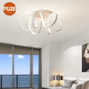 Lâmpada de teto LED para cozinha e sala de estar, iluminação decorativa moderna de alta qualidade montada na superfície