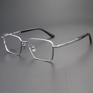 H2414 Full-Frame Pure Titanium Buffalo Horn <strong>Eyeglasses</strong> Dual Material <strong>2026</strong> Fashionable Best-Selling Style - Product Image 3