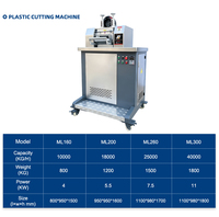 Machine de découpe de granulés d'extrudeuse de plastique à moteur haute performance 5,5-7,5 kW, équipement de recyclage du plastique
