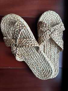 Bolso de Mano Artesanal de Jacinto de Agua en Forma de Media Luna, Estético, Tejido, Ecológico, para Playa, Verano, Viajes, para Mujer - Product Image 2