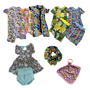 Bé onesies bán buôn Hữu Cơ tre bé onesie Toddler chàng trai áo liền quần bé phù hợp với cơ thể Rompers - Product Image 2