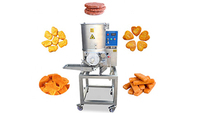 Ligne de production automatique de galettes de viande falafel en forme d'étoile carrée ronde de 2 à 10cm