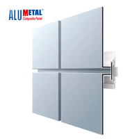 Paneles Compuestos de Aluminio Alucobond 4x8 3mm 4mm 5mm 6mm 7mm PVDF ACP ACM, Precio de Fábrica en China, para Revestimiento de Paredes Exteriores