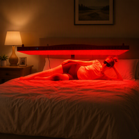 Panneau de photothérapie à 8 longueurs d'onde avec support électrique, panneau de luminothérapie rouge et infrarouge conçu pour les cliniques et les salons de beauté