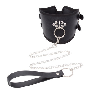 Vente en gros BDSM Collier Esclave Bondage Conditionnement Adulte Erotica Noir Sexy Cou Manches - Product Image 2