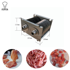 Certifié CE 2018 découpeuse de viande en acier inoxydable trancheuse de viande fraîche coupe-cube de viande - Product Image 3