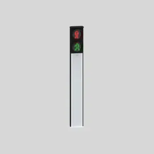 Integrated LED Message Warning Screen Crosswalk Traffic Signal Pedestrian Lights