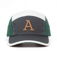 Casquette de camping et de plage en coton brodé camouflage 5 panneaux, personnalisable, de haute qualité, pour le sport, la course, la randonnée, le surf et l'escalade, vente en gros