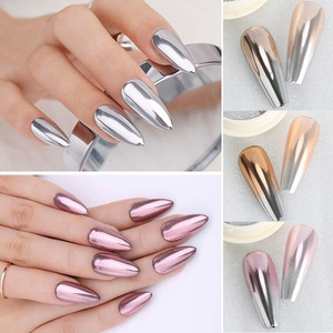 Polvo de Uñas en Oferta, Dos Colores, Efecto Láser Sólido, Polvo Brillante para Uñas con Efecto Cromo Espejo - Product Image 2