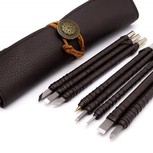 Juego de 8 Herramientas para Tallar Madera - Cinceles de Goma con Caja de Regalo, Cuchillas de Acero Inoxidable para Uso como Cuchillo Multiusos y para Trabajos en Madera - Product Image 5