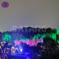 Projecteurs LED mobiles IP65 DMX512 700W RGBW en alliage d'aluminium pour soirées disco et événements festifs