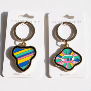 <b>Custom</b> Metal Enamel Bottle Opener <b>Keychains</b> with Split Ring for Brewery Promotions - Product Image 1
