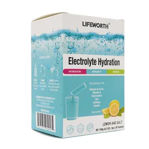 Lifeworth Sports Nutrition Supplements Hydration Energy Electrolyte Powder Drink Oem