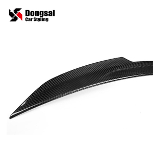 Aileron arrière aérodynamique de style SQ compatible avec Mercedes <span class=keywords><strong>CLA</strong></span> W118 C118 2020+ en fibre de carbone sèche préimprégnée moulée par compression - Product Image 3