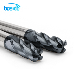 60 °   أداة طحن رباعية الجوانب بزاوية R لمعالجة المعادن باستخدام ماكينات التحكم الرقمي - Product Image 5