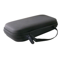 Étui de transport rigide antichoc en EVA pour console de jeu portable Anbernic RG353P / RG353PS - Pochette de rangement de voyage noire et protectrice