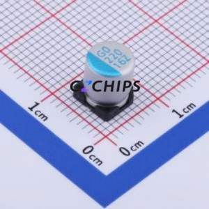Condensador sólido SMD OVZ221M1CTR-0608ACS, 6.3x7.7mm (Capacitancia: 220uF) (Precisión: 20%) (Voltaje nominal: 16V) - Product Image 1