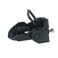 Kit de Verrouillage de Capot Antivol pour Wrangler JL 2018-2019, Accessoires Auto Noir ABS/Métal, Garantie 1 An