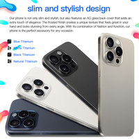 Ponsel Bekas Murah Merek OEM 15Pro Max Smartphone Tidak Terkunci 5G Titanium Alami Versi Cina 8GB RAM Live Streaming A+