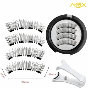 A-RIX Kit de cils magnétiques souples sans colle, sans liner, technologie quantique innovante, réutilisable, cils 3D en soie bionique - Product Image 3