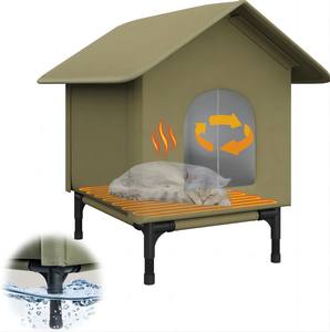 Außen heizung Ankunft Warmes Haustier Hund Schlaf bett Haustier Betten Abdeckungen Winter Nest Welpe Katzen Haus Bett Cattery - Product Image 1
