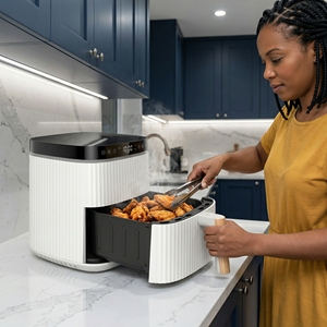 Freidora de Aire Multilingüe con Control Táctil Diseñada para los Mercados de la UE y EE. UU., Pantalla Digital, Circulación Rápida de Aire, Aerogrill Eléctrico - Product Image 4