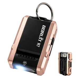 Mini <span class=keywords><strong>lampe</strong></span> torche de poche EDC rechargeable 180 °   <span class=keywords><strong>Lampe</strong></span> torche magnétique USB C rotative, porte-clés, lampes de poche <span class=keywords><strong>LED</strong></span> portables pour le camping - Product Image 1