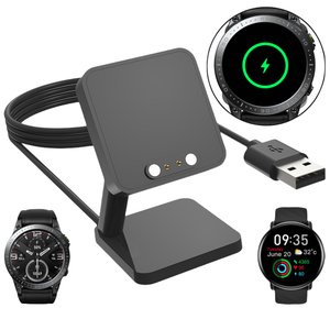 Gran oferta Zeblaze Ares3 <span class=keywords><strong>Pro</strong></span>/<span class=keywords><strong>GTR3</strong></span> <span class=keywords><strong>Pro</strong></span> reloj inteligente cargador soporte carga inalámbrica rápida 1M Cables DE DATOS PVC TPE chaqueta trenza - Product Image 1