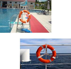 Anneau de bouée de <span class=keywords><strong>sauvetage</strong></span> SOLAS 2.5KG bouée flottante haute visibilité durable anneau de sécurité marine pour bateaux et navires - Product Image 5