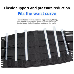Ceinture de soutien lombaire respirante et réglable pour le travail et le sport – Attelle de compression pour le dos - Product Image 3
