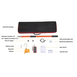 Testeur de tension haute tension ETCR1800A pour lignes électriques, détection de courant alternatif 0,1KV-110KV 0,1A-6000A, tige d'isolation sans fil IP65, données USB - Product Image 3