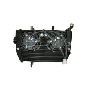 Radiateur de moto en aluminium LC135 LC150 Y15ZR SNIPER avec double ventilateur, refroidissement par eau haute efficacité, montage direct, noir - Product Image 4