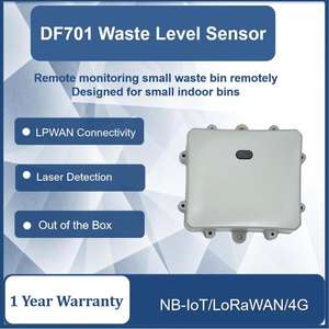 Nuovo sensore intelligente del bidone della spazzatura NB-<span class=keywords><strong>IoT</strong></span> Lorawan 4G sensore di livello del cestino dei rifiuti - Product Image 2