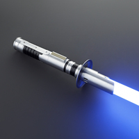 Sable de Luz Ezra V3 Hero Saber Ahsoka Luke Skywalker de Alta Calidad con Flash RGB Pixel y Cambio Infinito de Color para Juguetes Coleccionables