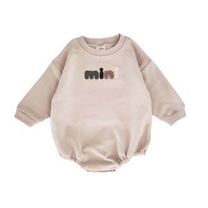 Hongbo OEM Embroidered Wholesale Baby Clothes <strong>Jumpers</strong> Newborn Cute Onesie Long Sleeve Mother and Me Outfits Romper Sweatshirts - Product Image 3
