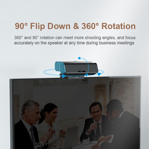 ออโต้โฟกัสแบบ Full HD 1080P CMOS เลนส์5P <span class=keywords><strong>USB</strong></span> กล้องเว็บไมโครโฟนสเตอริโอคู่สำหรับพีซี/แล็ปท็อป-สตรีมมิ่งวิดีโอการประชุมสต็อก - Product Image 2