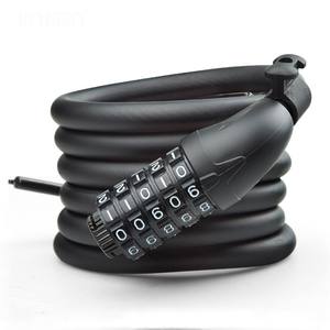 स्मार्ट साइकिल ताले 2020 उच्च सुरक्षा 5 अंकों Resettable संयोजन बाइक केबल ताला के साथ बढ़ते ब्रैकेट के लिए साइकिल - Product Image 4