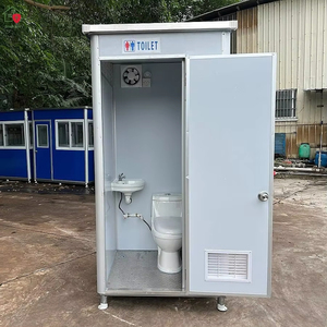 Mobile Outdoor Portable Steel Aluminum <b>Frame</b> Durable Eco-Friendly Chemical WC Toilet Bathroom Set with 5 Year Warranty - Product Image 1