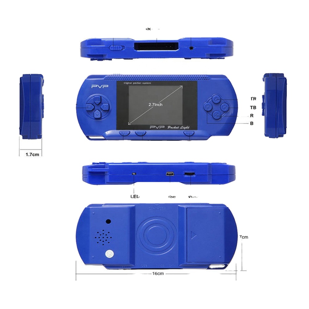 psp 15本セット 3 Inch 16 Bit Retro Video Game Console - 150 Classic Games