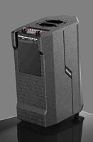 Enceinte portable sans fil BD Sound à double haut-parleur de 8 pouces, 220 W, avec chariot, pour amplificateur de son 5.3, home cinéma, fête, téléphone portable