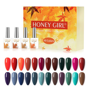 Honey Girl 2025 alta calidad nuevo <span class=keywords><strong>Kit</strong></span> de Gel de esmalte de <span class=keywords><strong>uñas</strong></span> 48 colores Esmaltes <span class=keywords><strong>semipermanentes</strong></span> fuente de lámpara LED 15ml Volumen juego de Gel de <span class=keywords><strong>uñas</strong></span> - Product Image 1
